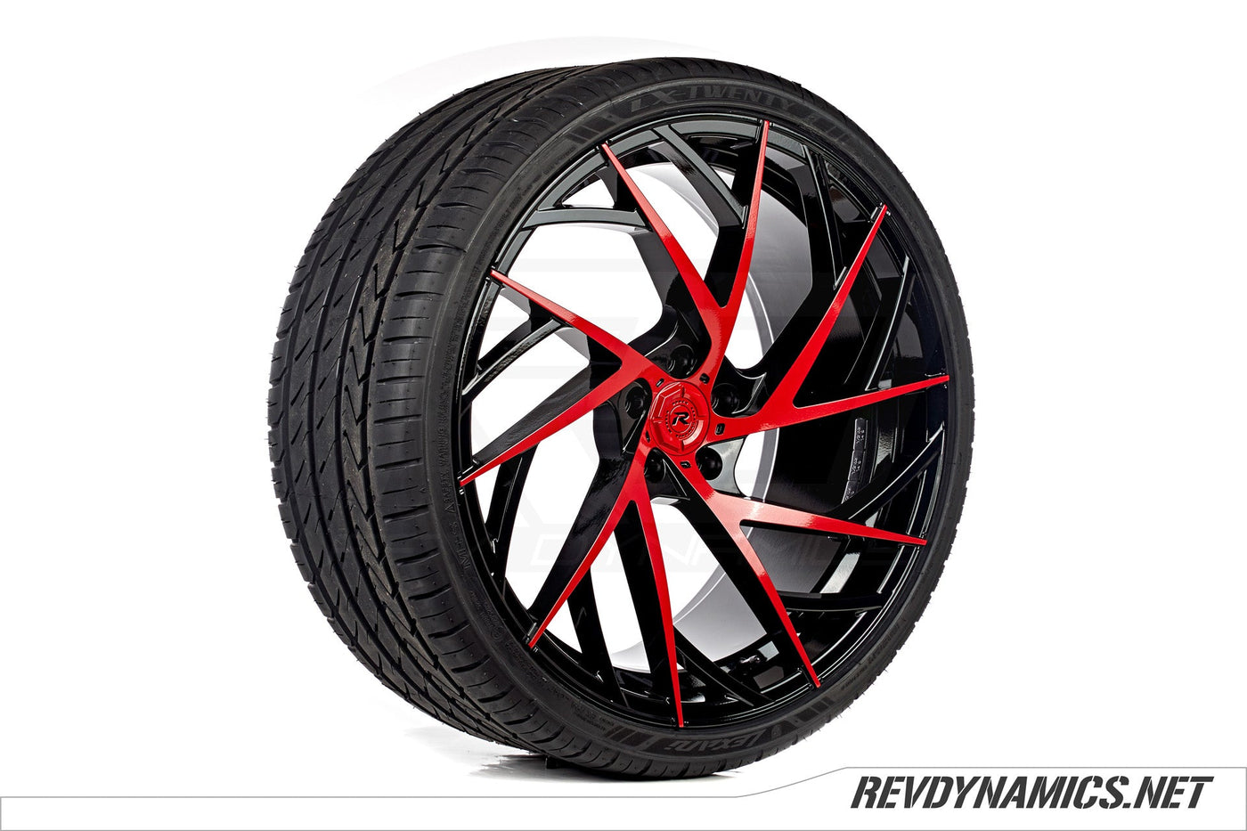 Lexani Mugello Custom Finished | Red pearl and Black