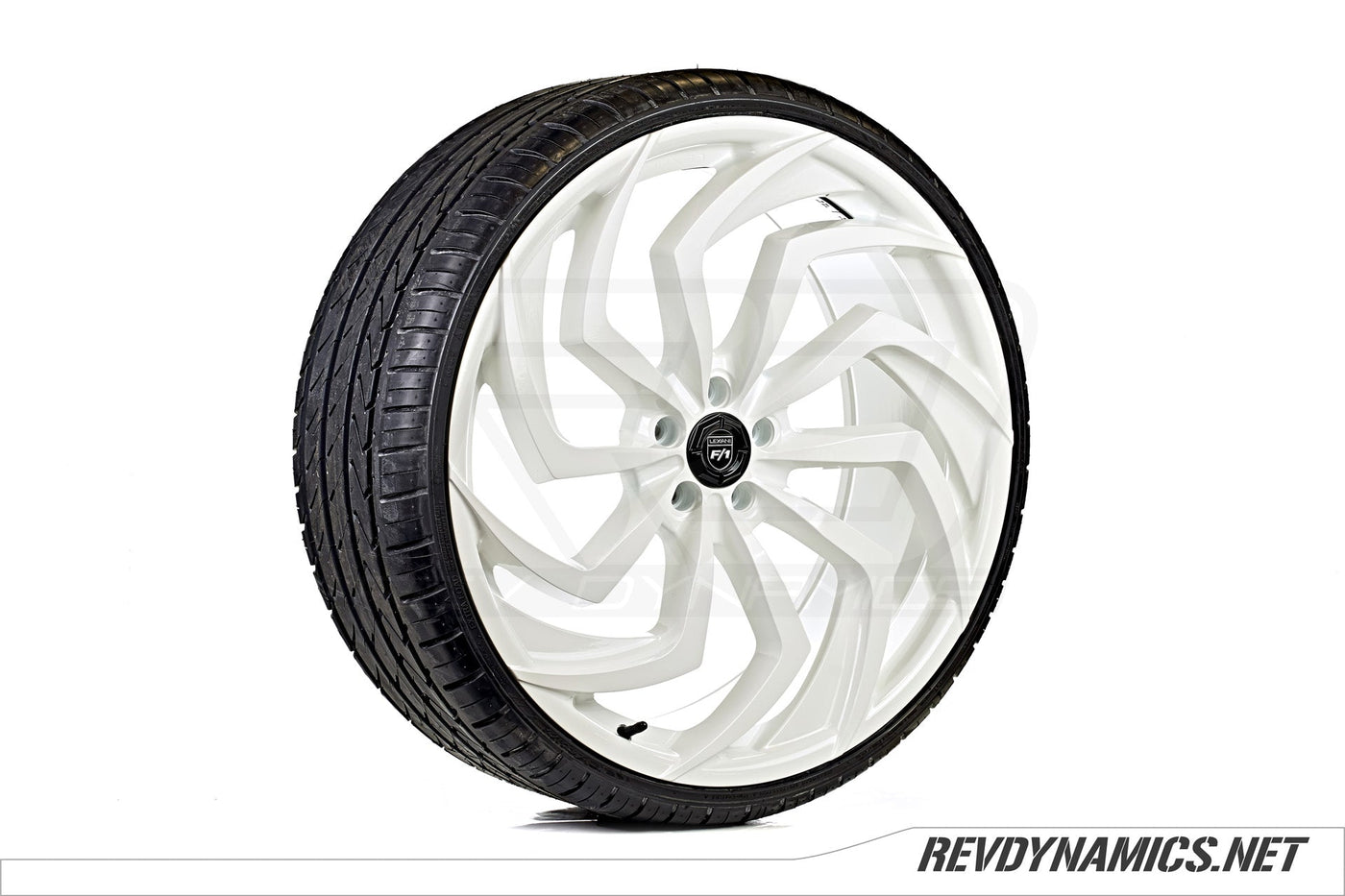 Lexani Shadow 24" Rim Powdercoated Gloss White Polaris Slingshot colors