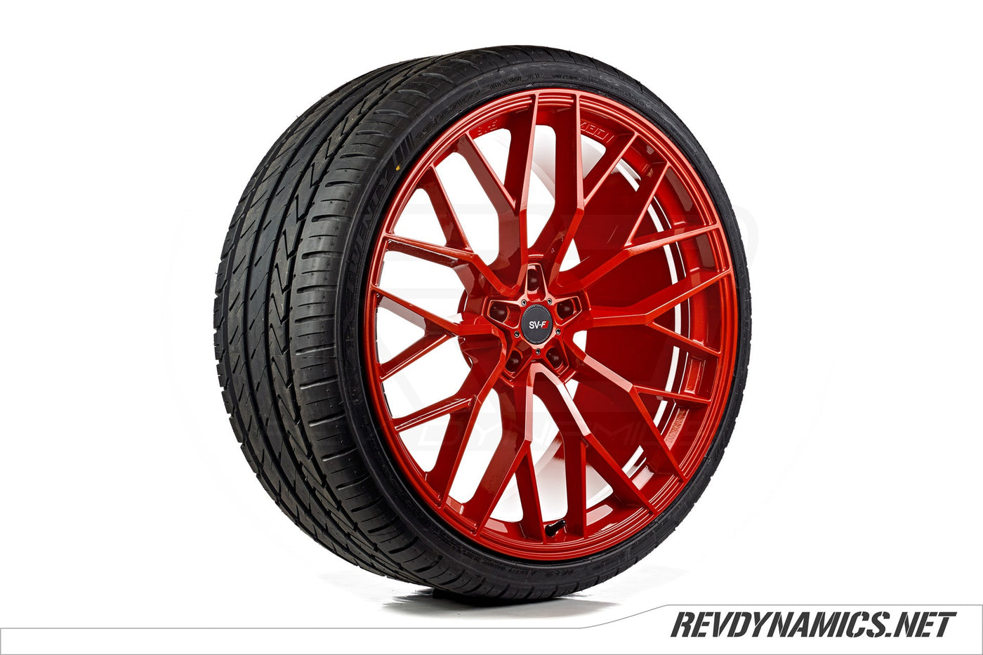 Savini SV-F2 22" Rim Powdercoated Red Pearl Polaris Slingshot colors