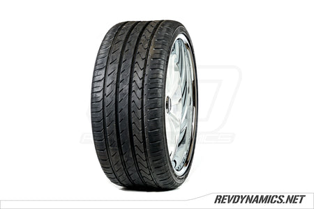 Artis Royal Wheel in Chrome White and Black with 305 rear Tire