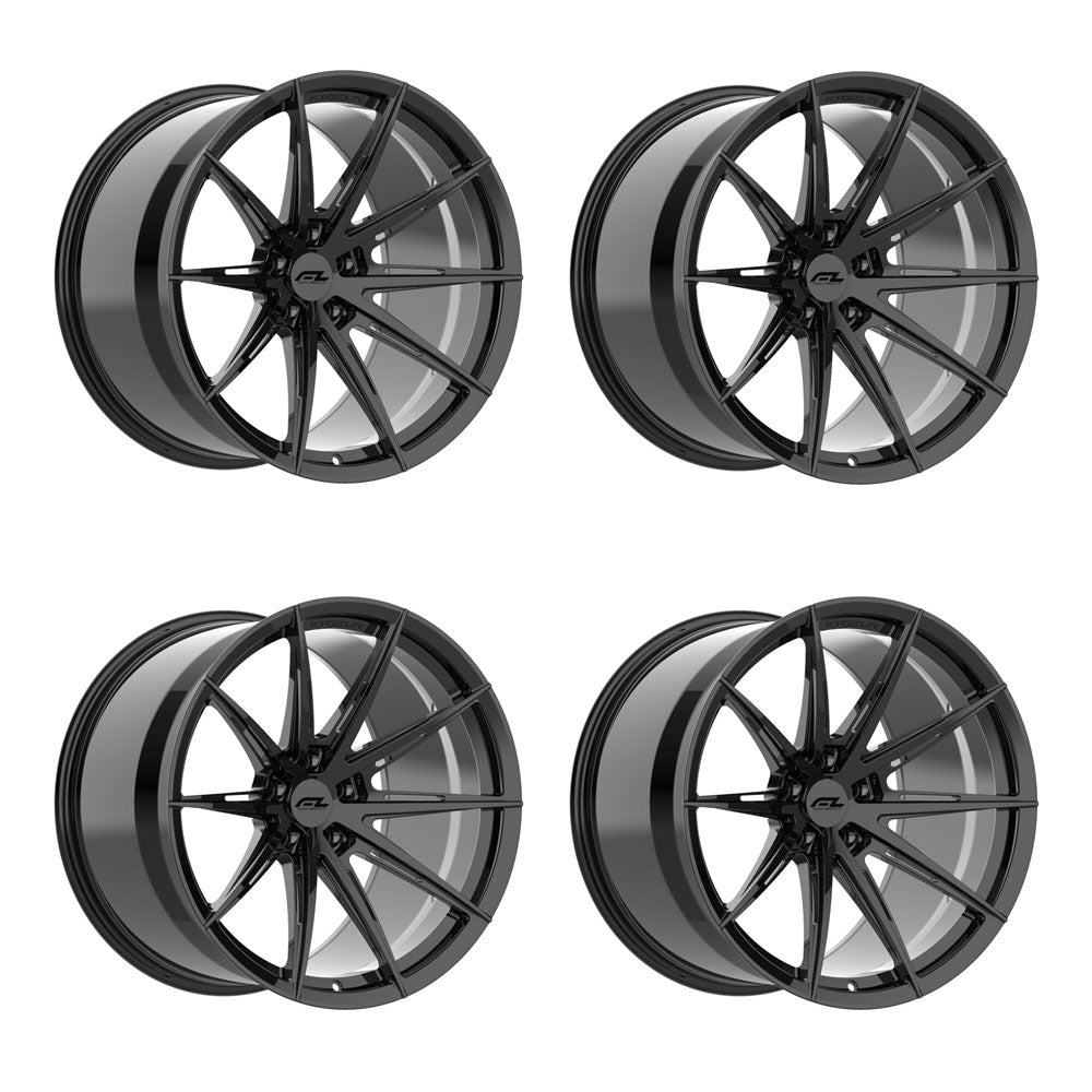 C8 Z06 E-Ray Renzo Forgedlite MC16 Gloss Black 20in wheel package
