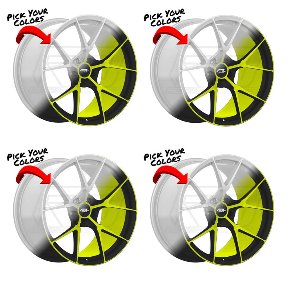 C8 Z06 E-Ray Renzo Forgedlite MC5 Custom Finish 20in wheel package