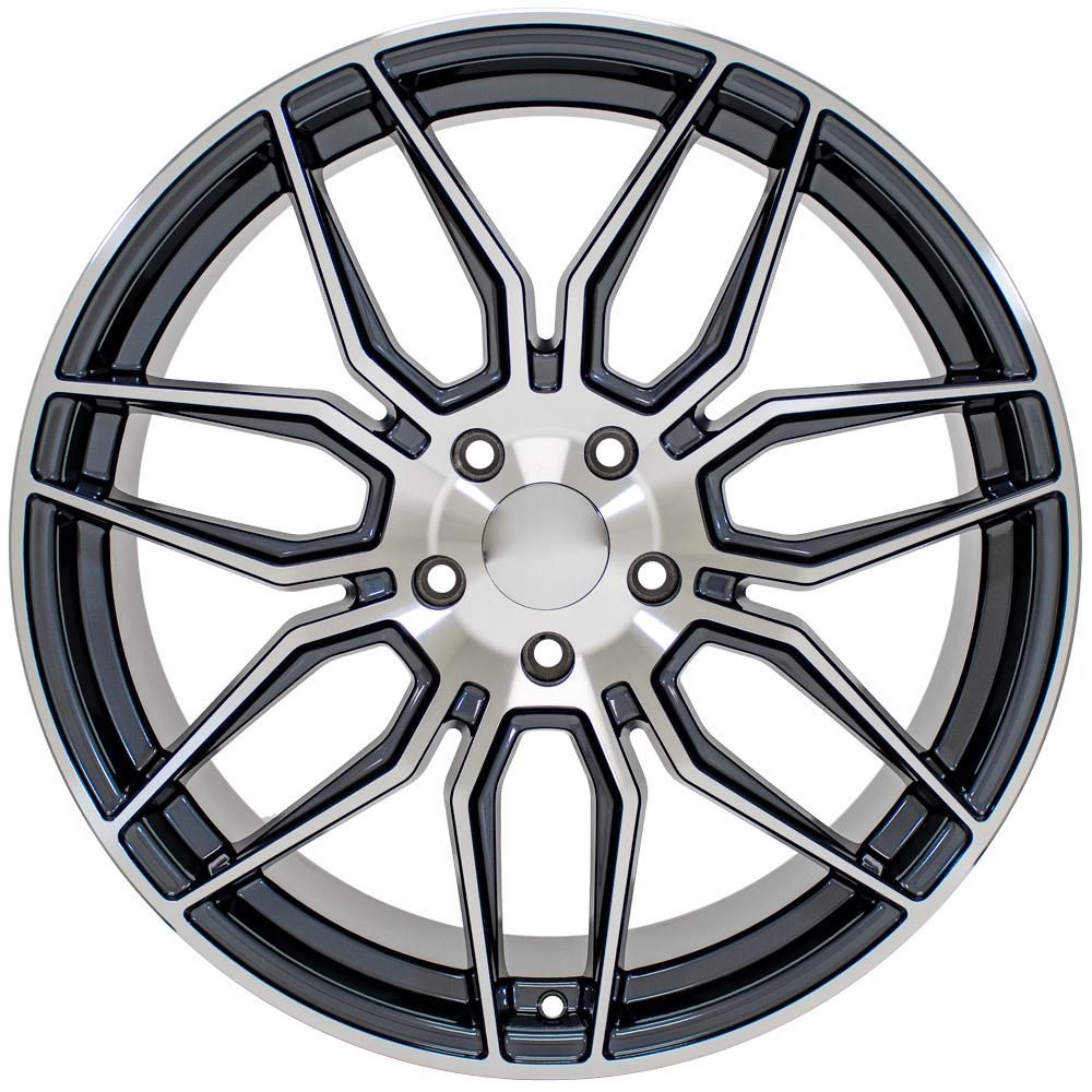 OE Replaica CV03D C8 Corvette 19" Front 20" Rear Wheel and Tire Package - Rev Dynamics