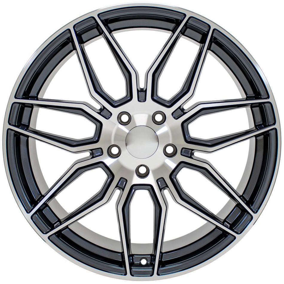 OE Replaica CV03D C8 Corvette 19" Front 20" Rear Wheel and Tire Package - Rev Dynamics