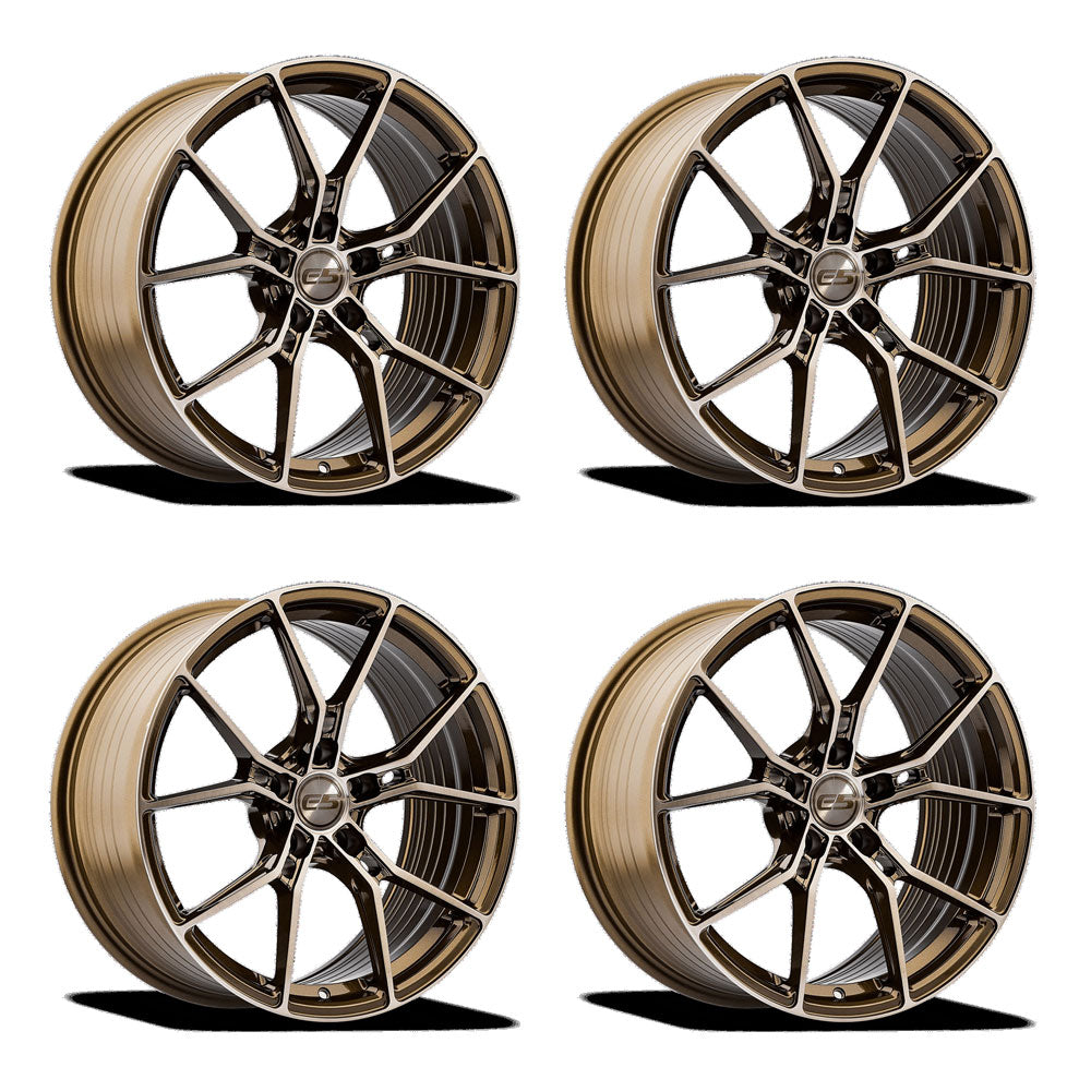 Chevy Corvette C7 Stingray E5 Daytona Bronze Brushed Tint 19in wheel package
