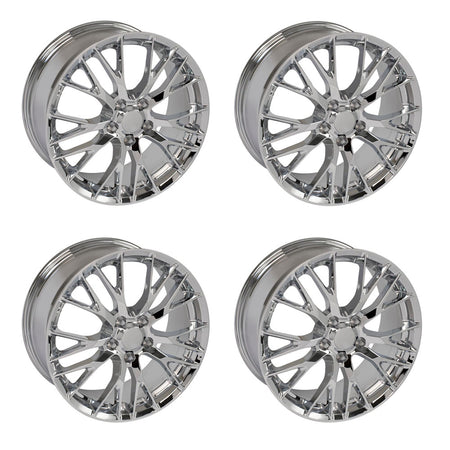 Chevy Corvette C7 Stingray OE Wheels CV22 Chrome 19in wheel package
