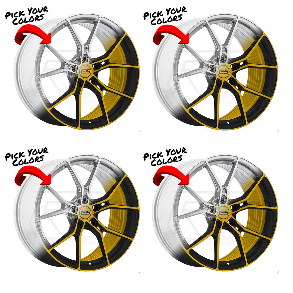 Chevy Corvette C7 Z06 E5 Daytona Custom Finish 19in wheel package