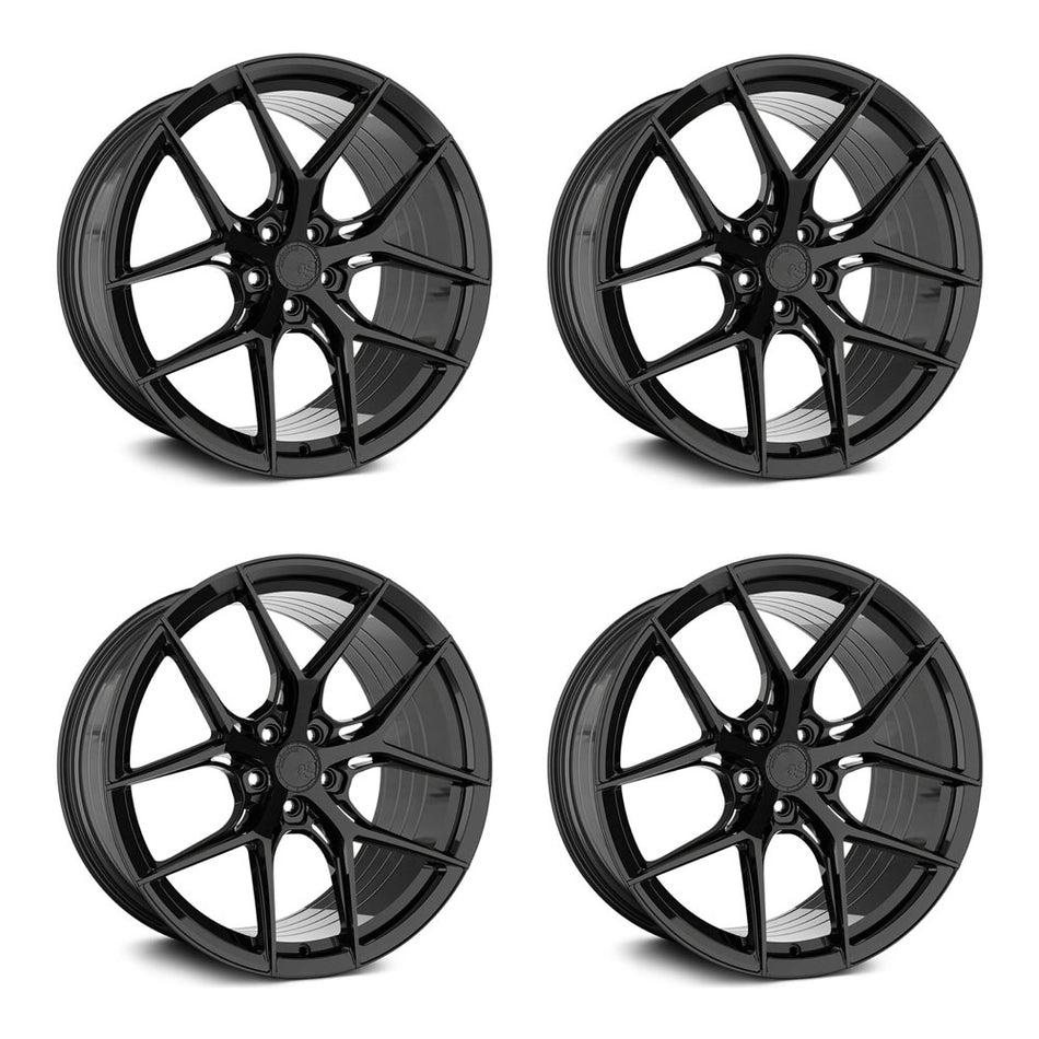 Chevy Corvette C8 Stingray Avant Gade M580R Gloss Black 20in wheel package