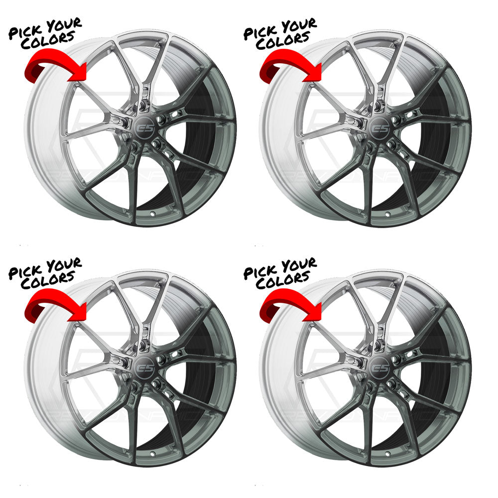 Chevy Corvette C8 Stingray E5 Daytona Custom Finish 20in wheel package