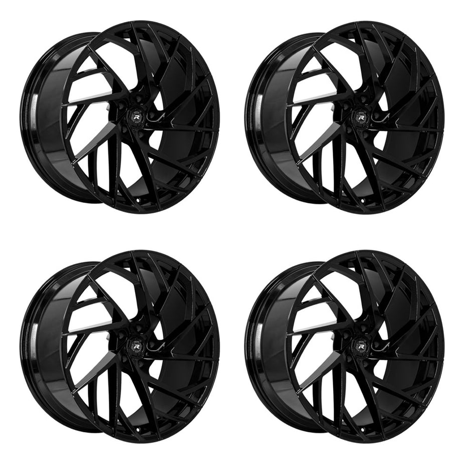 Lexani Mugello C8 Corvette 20x9" Front 22x10.5" Rear Wheel and Tire Package