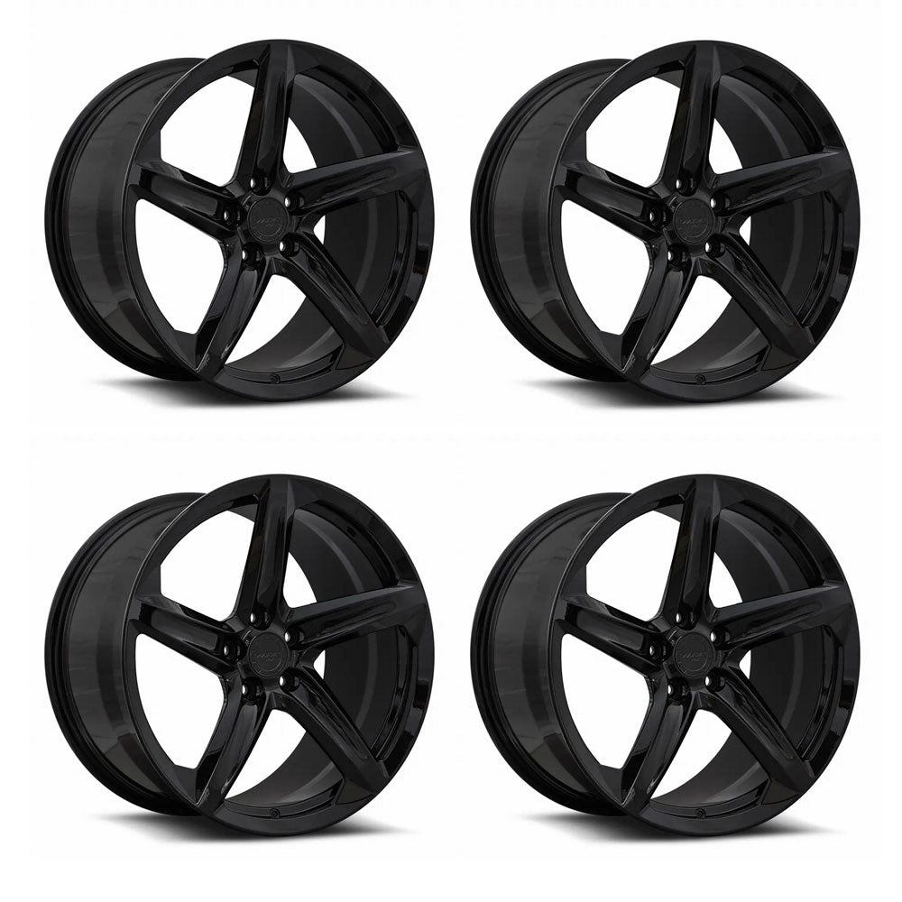 Chevy Corvette C8 Stingray MRR F23 Gloss Black 20in wheel package