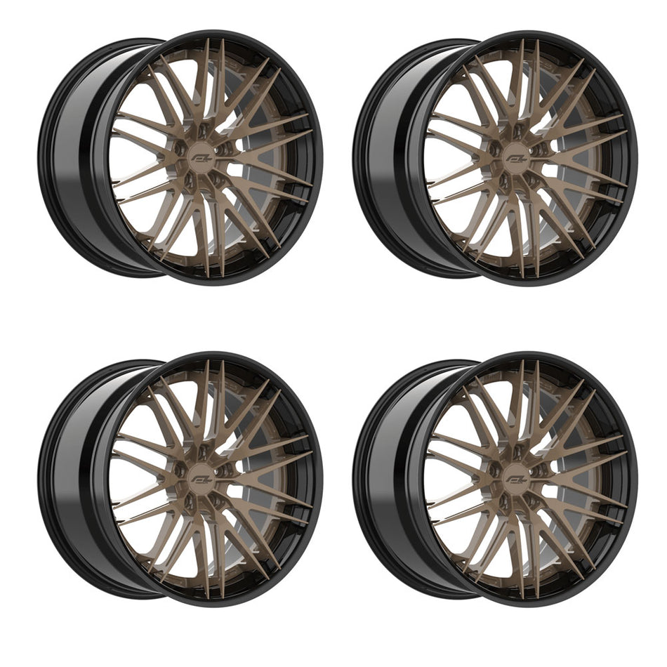 Forgedlite RS15 C8 Corvette Z06 20x10" Front 21x13" Rear Wheel and Tire Package