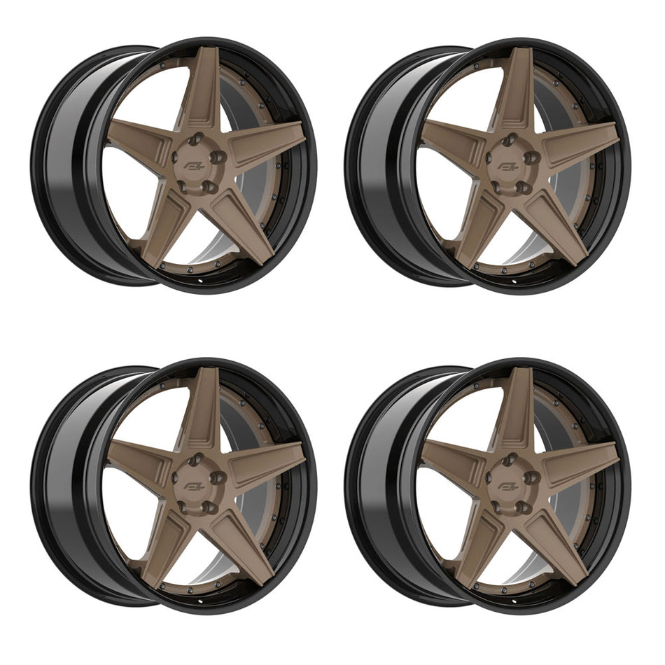 Forgedlite RS3 C8 Corvette Z06 20x10" Front 21x13" Rear Wheel and Tire Package