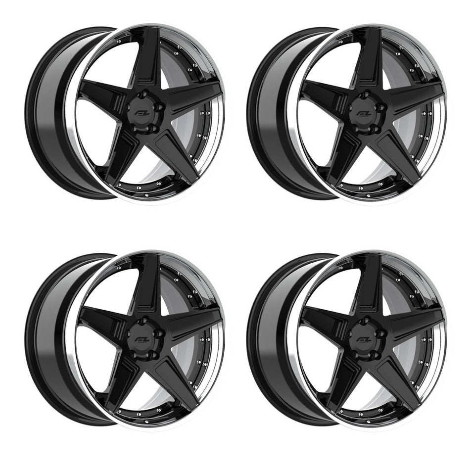 Forgedlite RS3 C8 Corvette Z06 20x10" Front 21x13" Rear Wheel and Tire Package