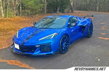 Corvette C8 Z06 Forgedlite LC6 Riptide Blue and Black