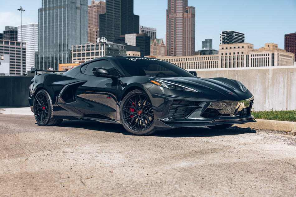 Rohana RFX17 C8 Corvette 19x8.5" Front 20x12" Rear Wheel and Tire Package