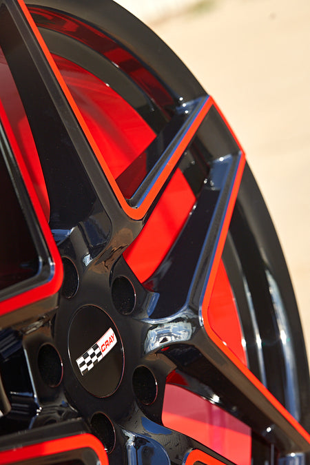 Corvette C8 Stingray Z51 Cray-Panthera-Torch-Red-and-Black-19in Wheel