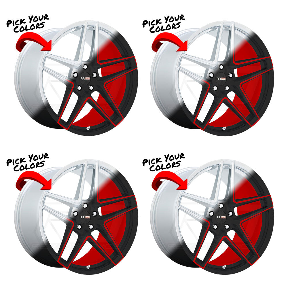 Cray Panthera Custom Finish Corvette C8 Wheel Package