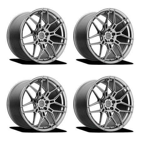 E5 Speedway Titanium Brushed Corvette C7 Wheel Package