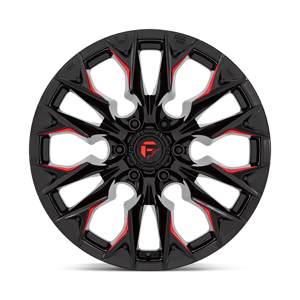 Fuel Flame-5 Jeep Wrangler JL 20" Wheel and 35" Tire Package - Rev Dynamics