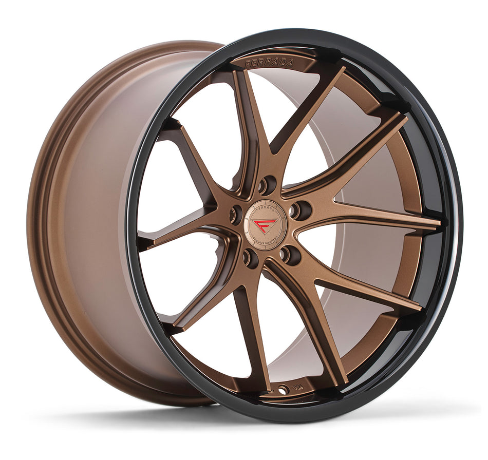 Ferrada FR2 Tesla Model 3 20" Front and Rear Wheel and Tire Package - Bronze
