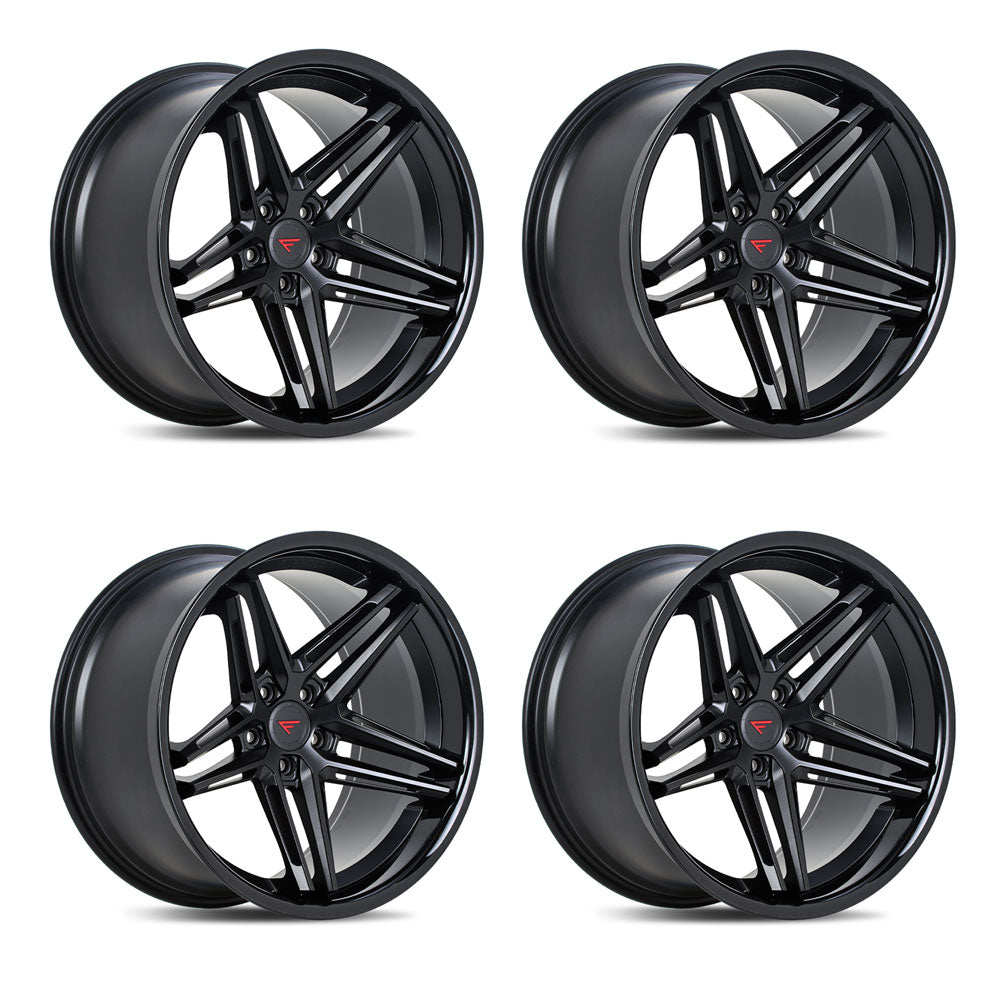 Ferrada CM1 Matte Black C7 wheel package