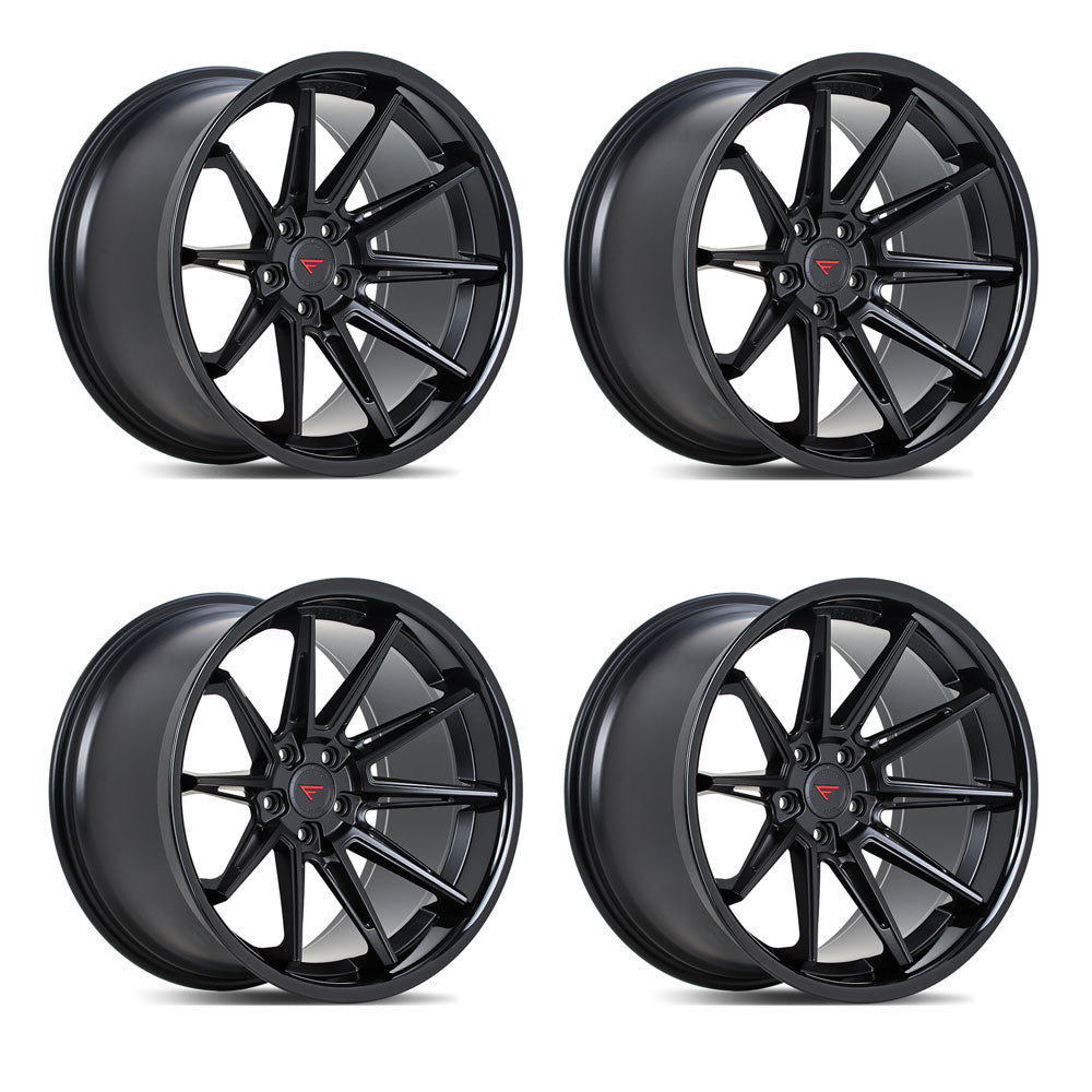 Ferrada CM2 Matte Black C7 wheel package