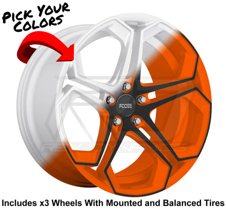 Foose Impala Slingshot 20" Wheel and Tire Package - Rev Dynamics