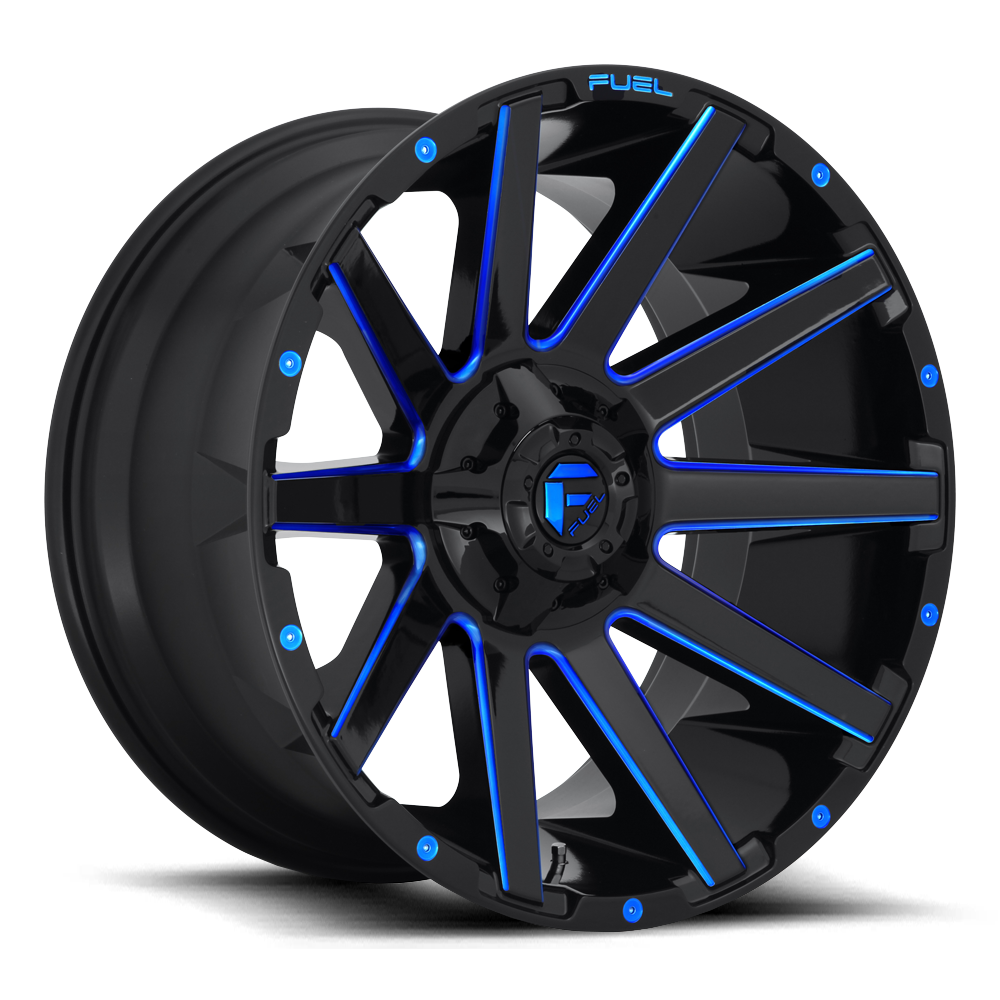 Fuel Contra Jeep Wrangler JL 20" Wheel and 33" Tire Package - Rev Dynamics