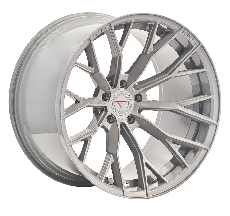Ferrada FR9 Tesla Model 3 20" Front and Rear Wheel and Tire Package - Gray