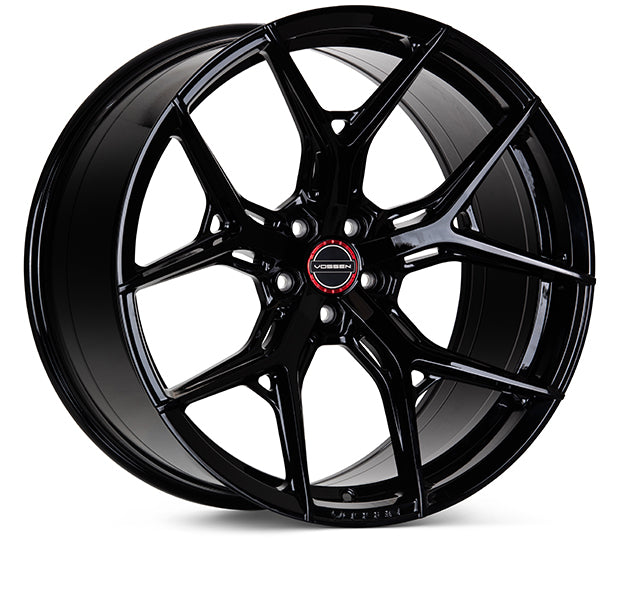 Vossen HF-5 Tesla Model 3 20" Front and Rear Wheel and Tire Package - Gloss Black