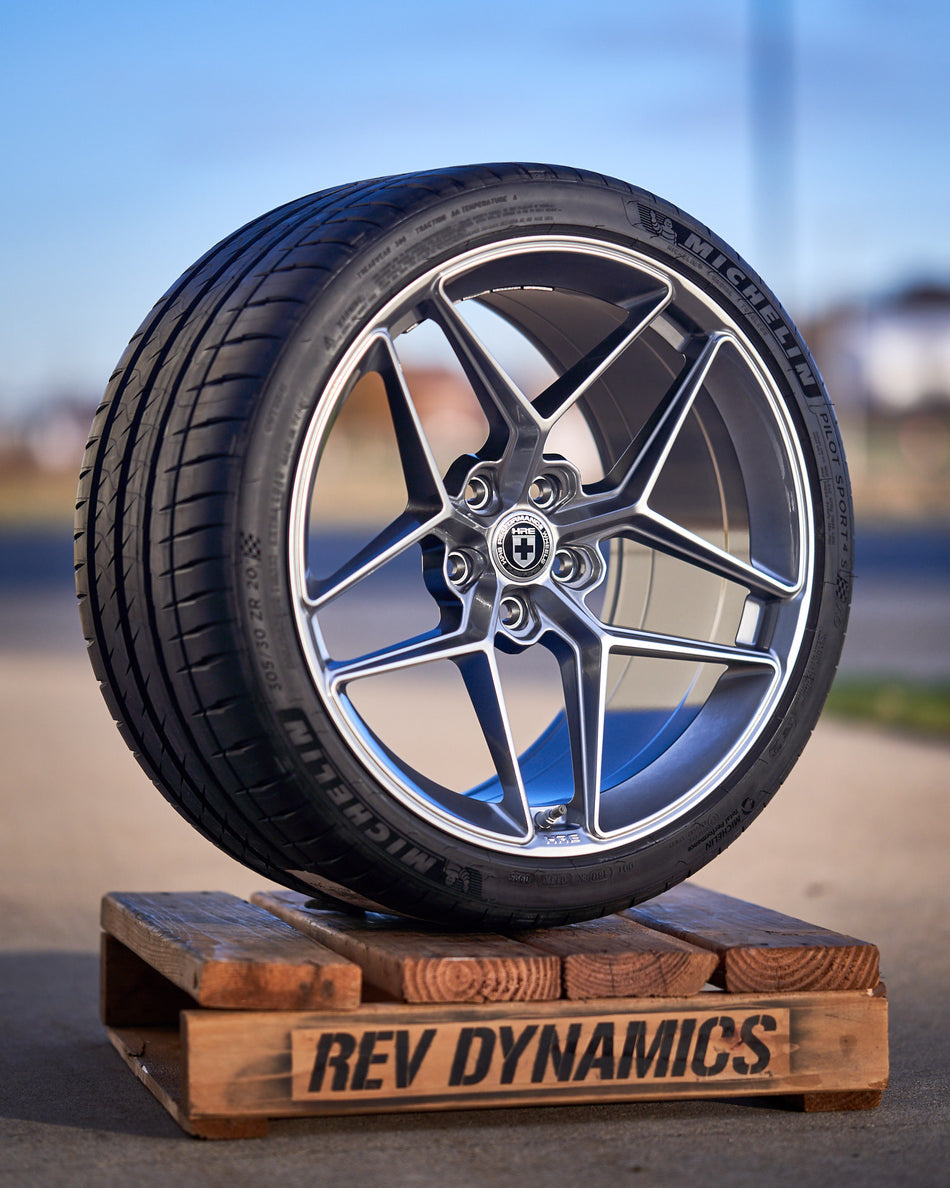 HRE F11 C8 Corvette 19" Front 20" Rear Wheel and Tire Package