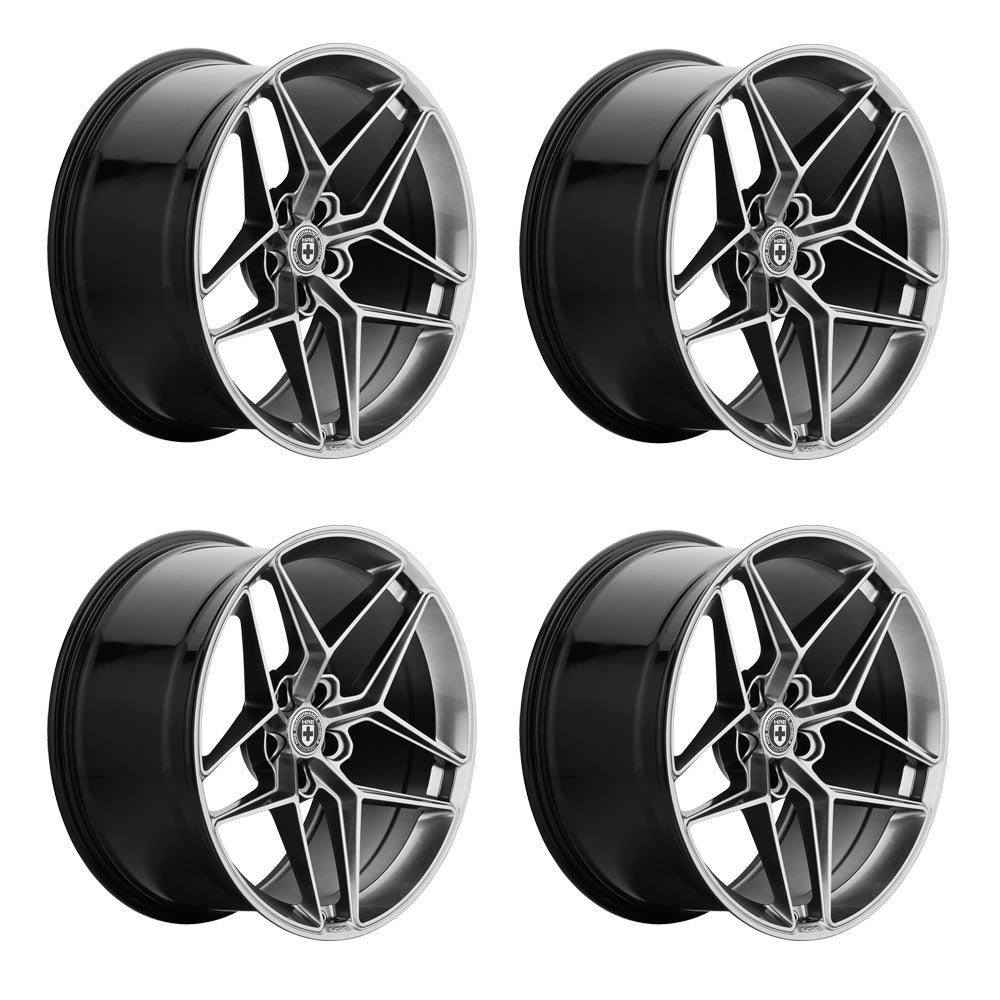 HRE F11 Liquid Metal Corvette C8 Wheel Package