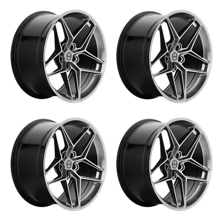 HRE F11 Liquid Metal Corvette C8 Wheel Package