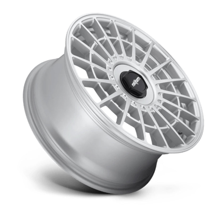 Rotiform LAS-R Tesla Model 3 19" Front and Rear Wheel and Tire Package - Gloss Silver
