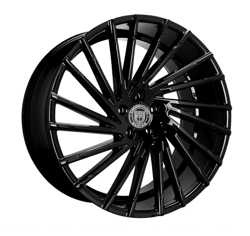 Lexani Wraith Tesla Model 3 20" Front and Rear Wheel and Tire Package - Black
