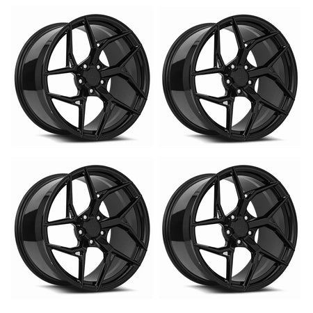 MRR F10 Gloss Black Corvette C8 Wheel Package