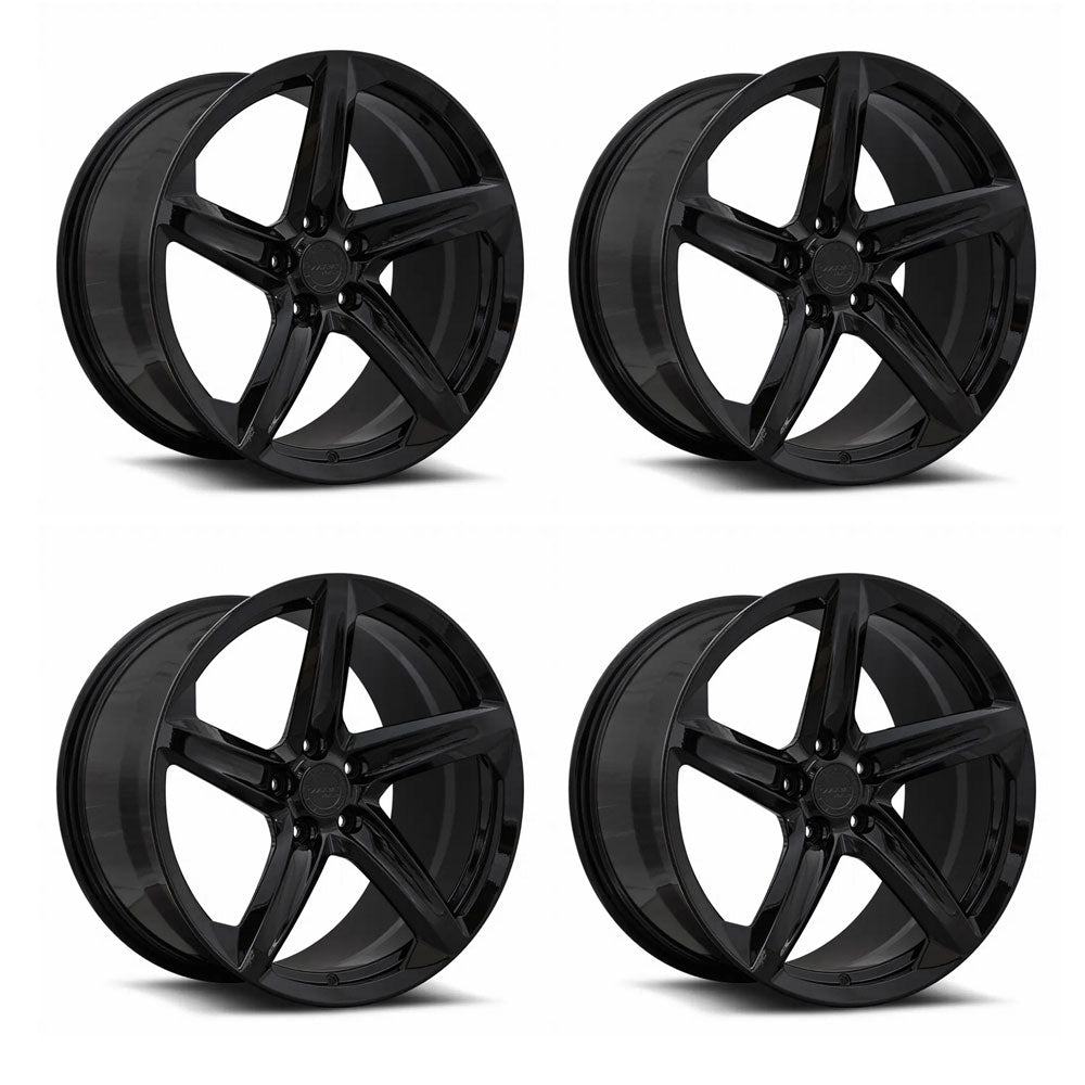MRR F23 Gloss Black Corvette C8 Wheel Package