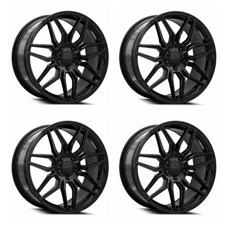 MRR M024 Gloss Black Corvette C8 Wheel Package