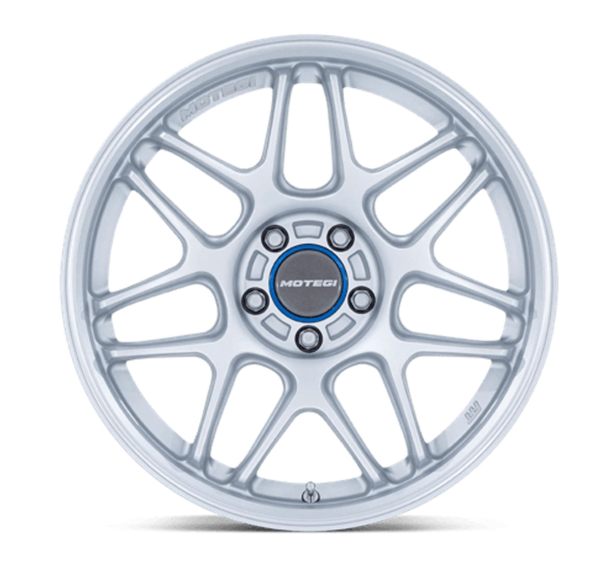 Tesla Model 3 Motegi Tsubaki Hyper Silver w/Machined Lip 18–18 inch front / rear wheel