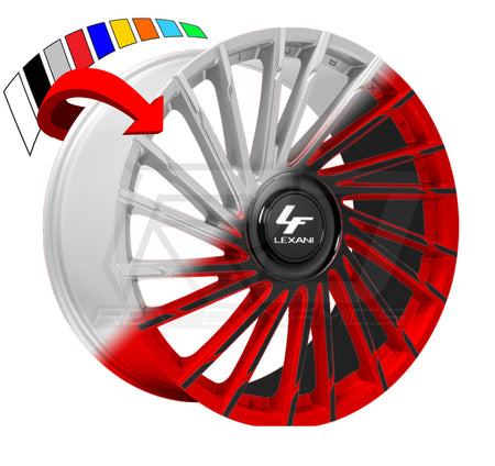 Lexani Wraith XL Slingshot 22" Wheel and Tire Package - Rev Dynamics