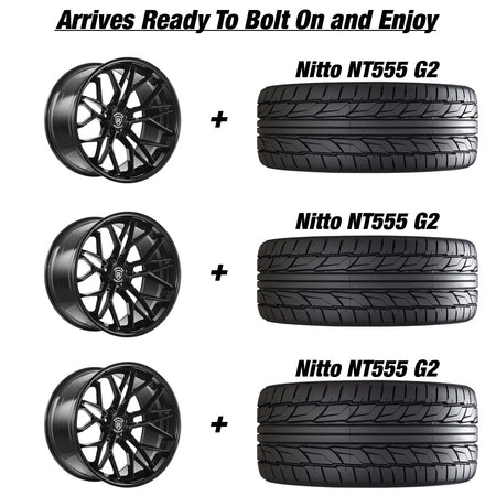 Rohana RFC 3 Nitto NT555G2 Tire and Wheel Package