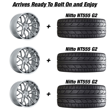 Rohana RFC 3 Nitto NT555G2 Tire and Wheel Package