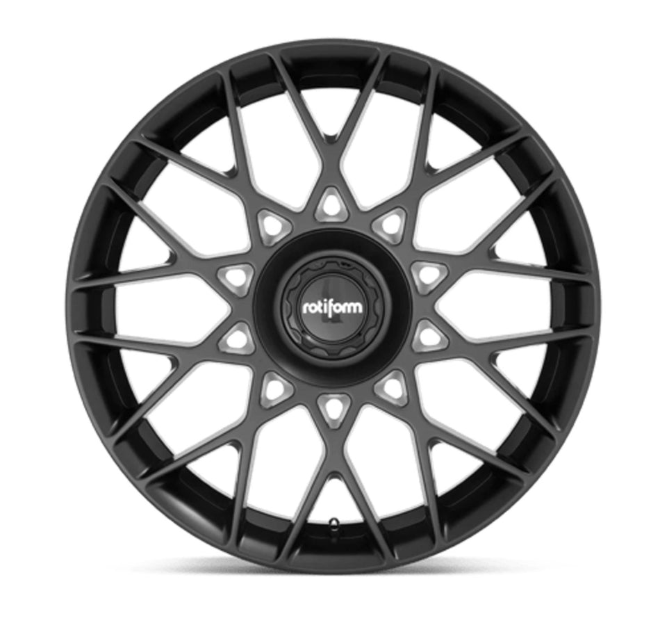 Rotiform BLQ-C Tesla Model 3 19" Front and Rear Wheel and Tire Package - Matte Black