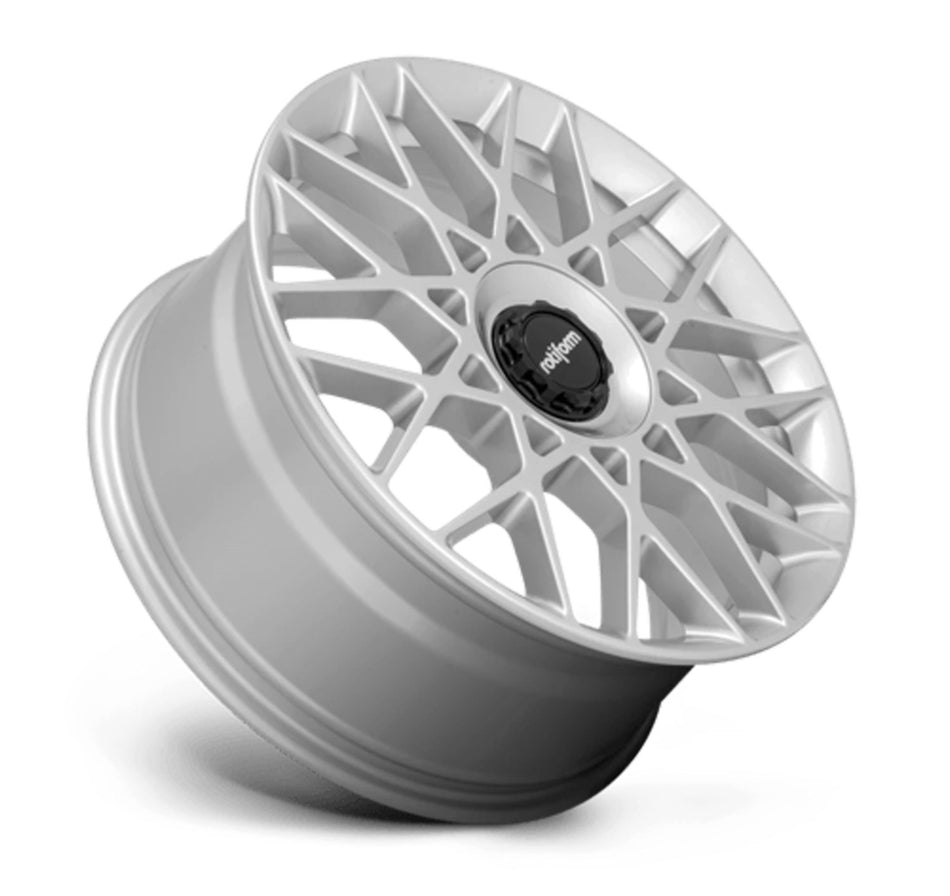 Rotiform BLQ-C Tesla Model 3 19" Front and Rear Wheel and Tire Package - Silver