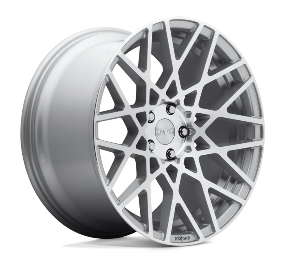 Rotiform BLQ Tesla Model 3 19" Front and Rear Wheel and Tire Package - Gloss Silver