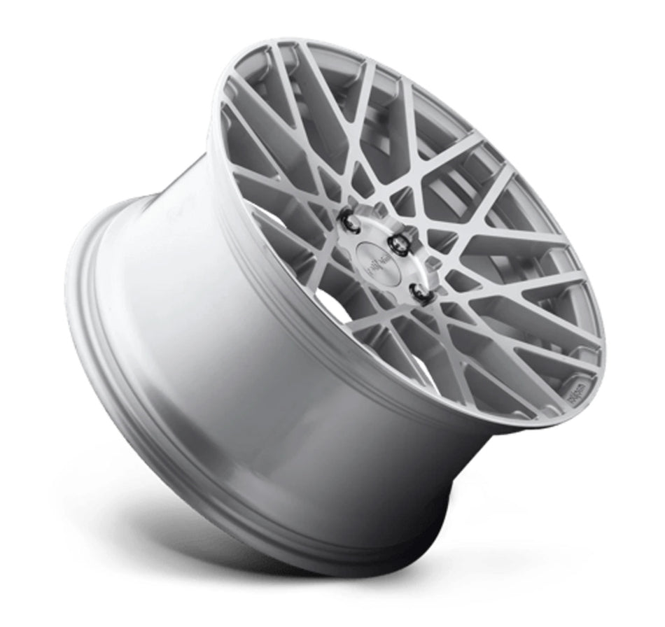 Rotiform BLQ Tesla Model 3 19" Front and Rear Wheel and Tire Package - Gloss Silver