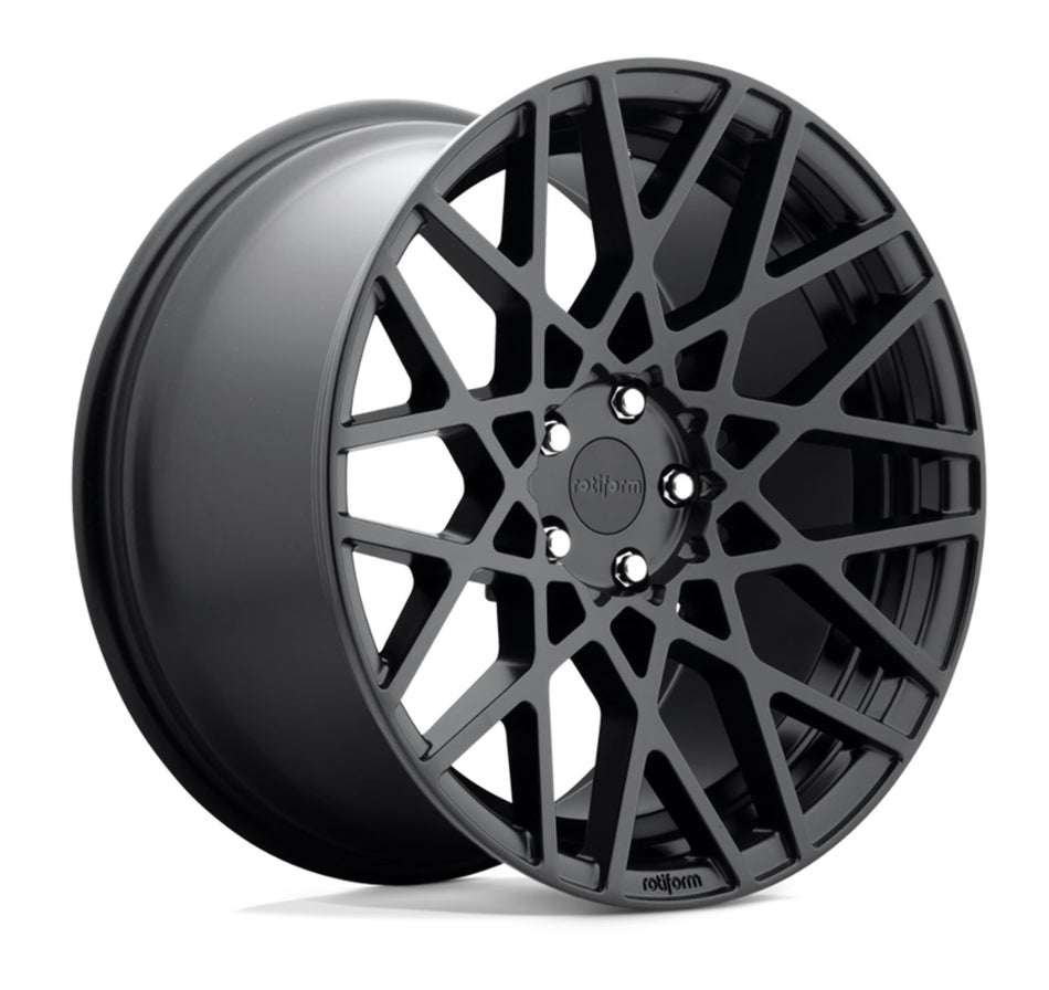 Rotiform BLQ Tesla Model 3 19" Front and Rear Wheel and Tire Package - Matte Black