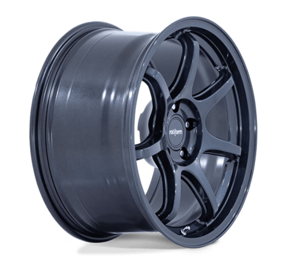 Rotiform BPU Tesla Model 3 19" Front and Rear Wheel and Tire Package - Gloss Blue Gray