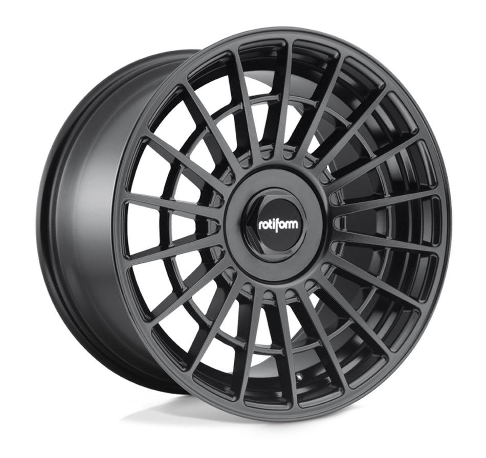 Rotiform LAS-R Tesla Model 3 19" Front and Rear Wheel and Tire Package - Matte Black
